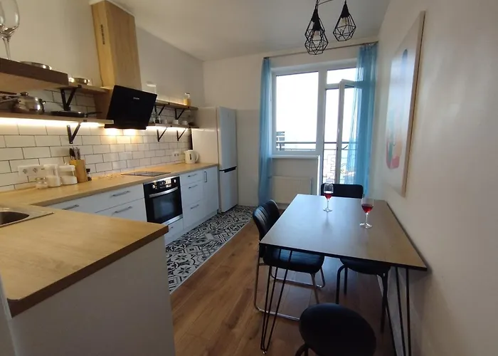 Apartment 1 к аркадия с балконом и морем *